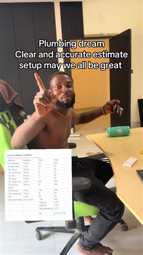 Plumbing dream #viral plumbing documents are estimating setup #creatorsearchinsights #plumbinglife