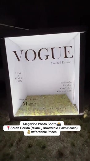 #miamidade #broward #partyrentals #funfestpartyrentals #magazinephotobooth
