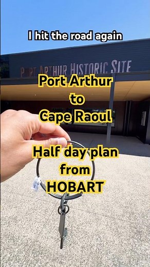 The BEST Half-Day Plan from Hobart: Port Arthur & Cape Raoul! 🌄🔥#tasmania #travelshorts