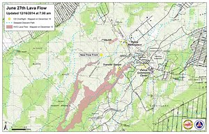 June 27 Lava Flow Update – 12/16/14 | Big Island Now