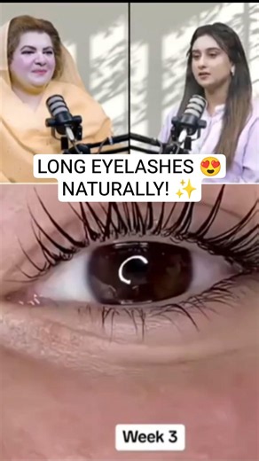 Long & Thick Eyelashes Naturally 👁️ Castor Oil Night Routine | Eyelash Growth Tips #shorts