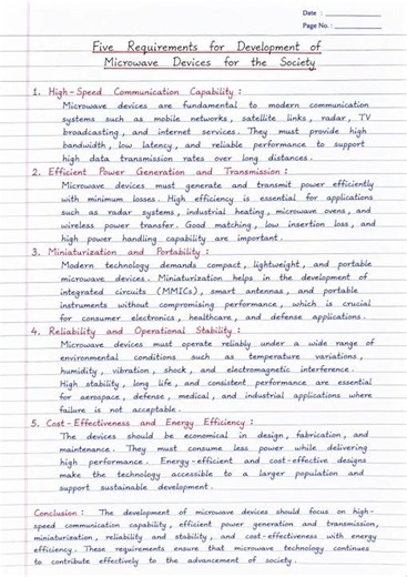 Five Requirements for Development of Microwave Devices | #mscphysics #crazyphysics #education #exam