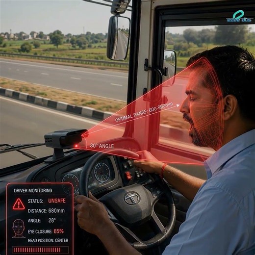 EzeeBus Single Channel DMS | Advanced Driver Monitoring System