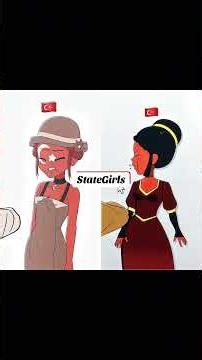 BEST OF Country Humans #shorts #countryhumans #animation #animationmeme