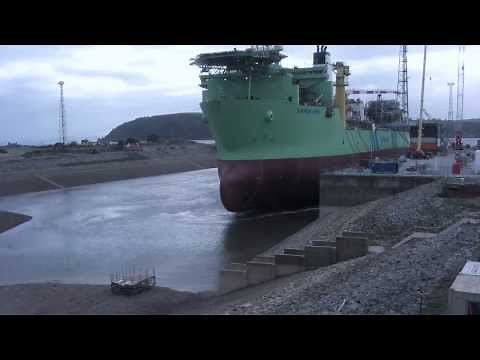 Overhauling FPSO Haewene Brim at Nigg Yard, Scotland