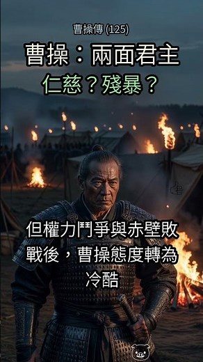 125. 曹操：從仁慈到嗜血的帝王？😱揭秘他對俘虜的真實面貌！ #曹操 #三國志 #歷史 #梟雄 #權謀 #戰爭 #俘虜 #轉變 #深度解析