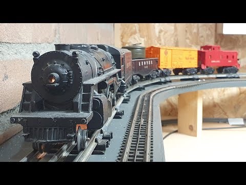 Postwar Lionel No. 1110 2-4-2 Columbia O27 Scout train set