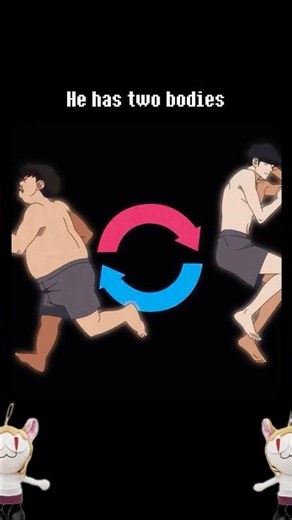 He has two bodies🤯😱 #anime