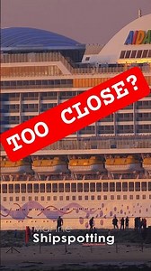 AIDAPERLA IMO 9636967 🚢 Close Pass at Cuxhaven | Golden Hour