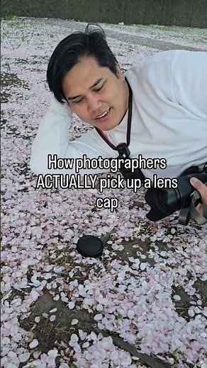 How to properly pick up a lens cap