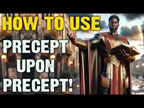 How to Use Precept Upon Precept - Israelite Teaching