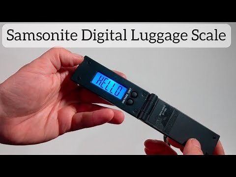 Samsonite Foldable Digital Luggage Scale First Look