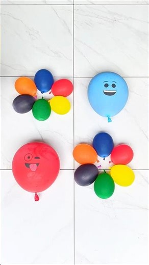 Popping 14 Water Color Balloons Reverse Asmr #balloonpop #asmr