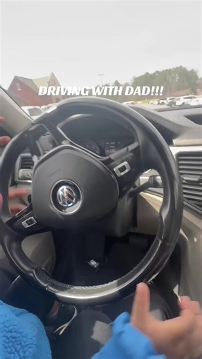 First driving lesson!! #dadslife #drivinglesson #fatherson #funtimes #