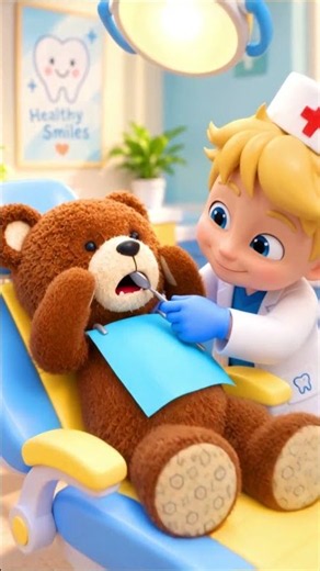 Dentist Song: Brush Your Teeth! 🦷 Doctor Albert Baby Cartoon (Koka TV) #shorts