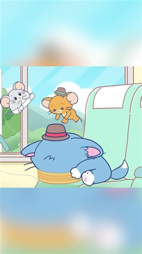 All aboard the cheese express! 🚂🇯🇵 #tomandjerrygokko #japantrip #trainadventure