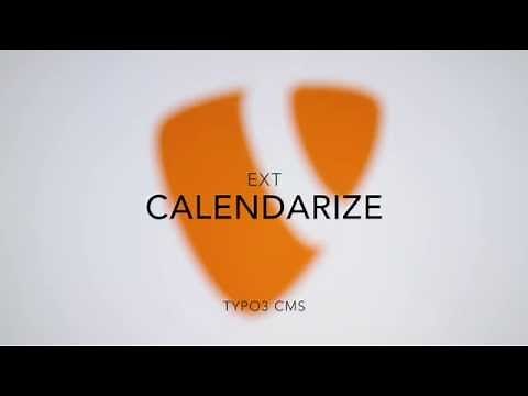TYPO3 CMS - EXT calendarize
