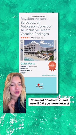 Here’s a brand new Marriott all-inclusive resort that you need to add to your 2026 vacation bucket list ✨ Royalton Vessence Barbados, an Autograph Collection Resort is bringing a new level of adults-only luxury to the Caribbean 🌴 Think: 🍽️ 11 restaurants 🍸 5 bars 🏊‍♀️ A stunning resort-style pool 🌊 Swim-Out Suites for that “step from bed to water” energy A 4.5-star, adults-only escape designed for elevated, stress-free getaway! #newresorts #brandnewresorts #allinclusiveresort