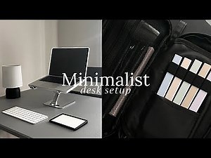 Minimalist Desk Setup | Simple & Portable