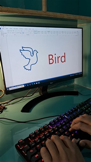 Bird Symbol Shortcut key in ms word #shorts #short