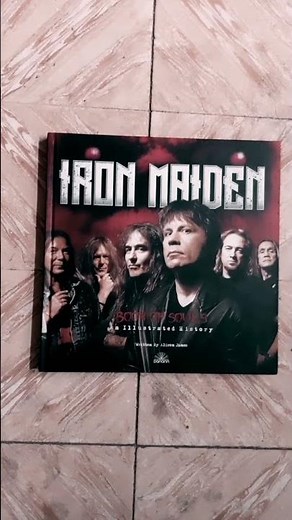 Iron maiden Book of souls (hardcover) #books #rock #reels #shorts