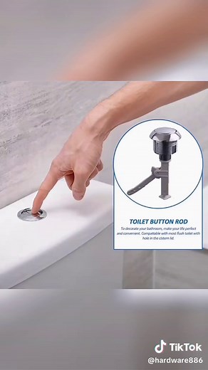 Toilet Flush Button Replacement Single Flush Toilet Tank Buttons Repairing 37mm.#hardwareluca #hardwaretools #wrench #toilet #toiletbutton #button