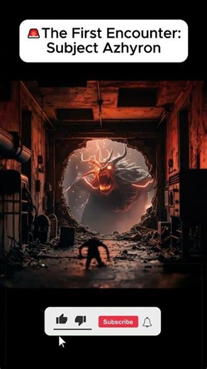 🚨The First Encounter: Subject Azhyron #animation#monster #horror
