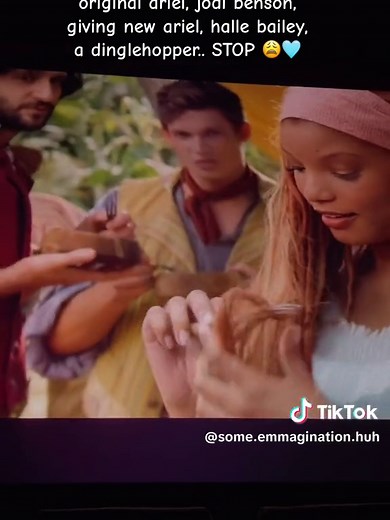 Emotional Little Mermaid Cameo with Ariel and Halle Bailey