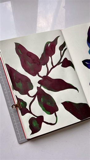 iridescent ficus #drawing #ink #art #sketchbook