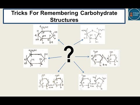 Carbohydrate II Remembering Tricks For Monosaccharide, Disaccharide & Polysaccharide Structures II