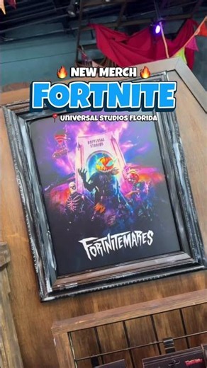 New objective: Add the Fortnite Halloween Horror Nights merch to your collection. ✔️