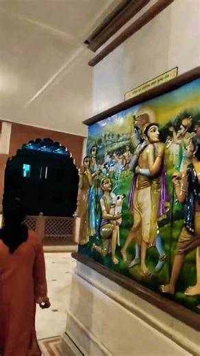 Beautiful Krishna Murals at ISKCON NVCC POV