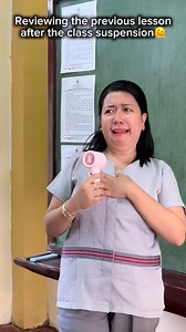 2.6K views · 86 reactions | Reviewing the previous lesson after the class suspension﫠 Disclaimer: For entertainment purposes only #review #reelsfbシ #fypviralシ #maestragwen #trendingreelsvideo #fypシ゚ #funny #funnyreels | Gwendy Lou Dableo Rosauro | Facebook