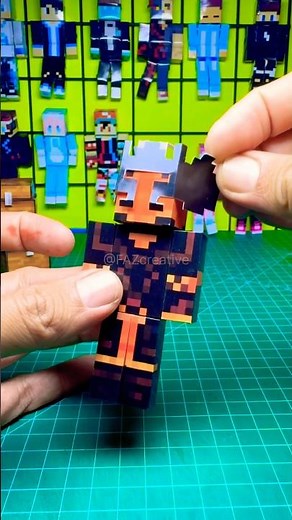 Papercraft Minecraft ‪@HonorableAnimations‬ #shorts