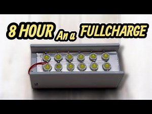 DIY LED Light From Recycled Vape Batteries TP4056 + BMS + Power LEDs Project