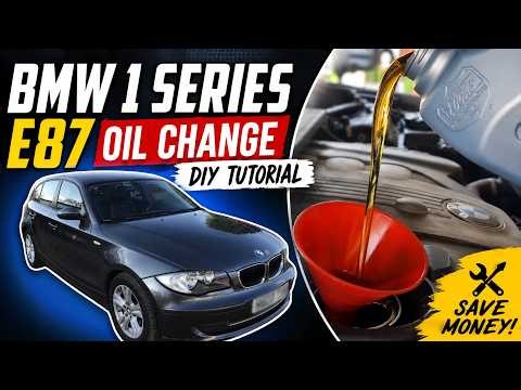How to change Oil & Filter | Easy DIY Service Tutorial | BMW 1 Series E87