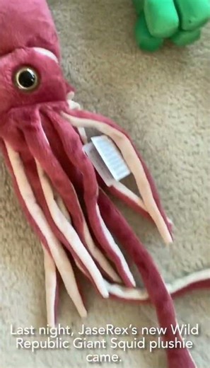 Wild Republic GIANT SQUID plush!
