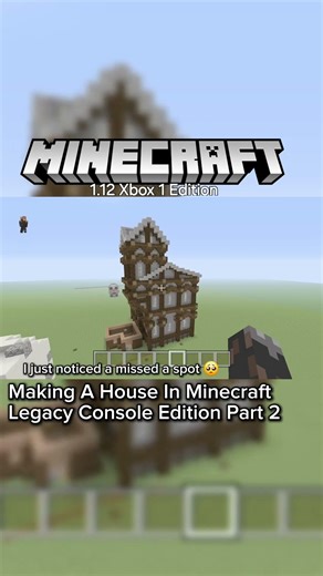 Making A House In Minecraft Legacy Console Edition Part 2