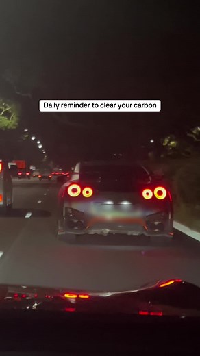 An abundance of carbon deposits can lead to engine performance inefficiencies, which can damage the engine and cause critical component failure. #singapore #cars #gtr