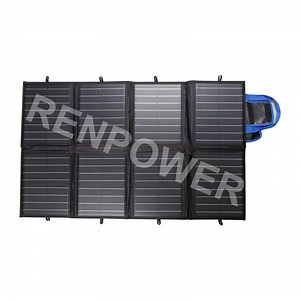 Sewing Mono High Efficiency 120W 200W Portable Folding Solar Blanket for Outdoors