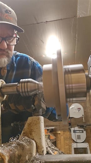 Aluminum pot call in process...this is how we start.... | Double Coyotee custom game calls