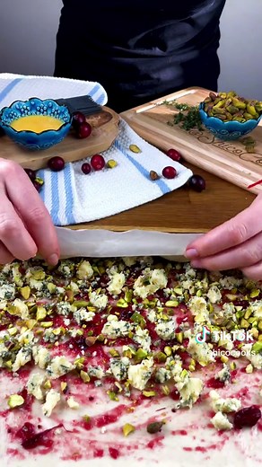 Delicious Stilton and Cranberry Swirl Baking Recipe