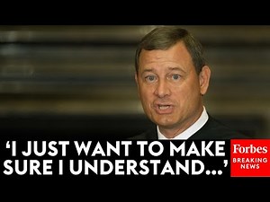 Chief Justice Roberts Grills Attorney On Congress' Power To Dissolve Presidential Cabinet Positions