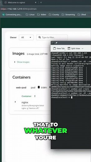 Podman UI: Easily Manage Containers and Avoid Port Conflicts! #shorts
