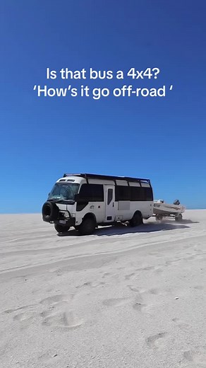 The most common question we get asked Is your bus a 4x4 and generally when we reply yes it’s followed by hows it go off-road! Here is a quick little summary of what we look like off road majority of the time we are on weird angles or flat footed. We wouldn’t change this setup. It suits us to a tee. Being able to get to unique camp spots but also have the luxury of fully in closed camp for the windy/ rainy days. • • • • • #australia #roadtrip #sunrise #4x4coaster #4x4bus #off-road #drone #coralba