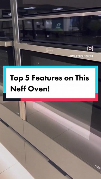 Top 5 features on our Neff Oven! ⭐️ #neff #neffoven #slideandhide #slideandhideoven #neffslideandhide #neffslideandhideoven #oven #ovens #steamoven #selfcleaningoven