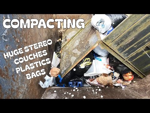 Giant Speakers Get CRUSHED! Insanely Satisfying Compactor ASMR