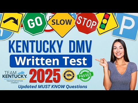 Kentucky DMV Written Test 2025 (50 Updated Test Questions and Answers)