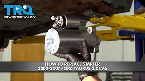 How to Replace Starter 2000-2007 Ford Taurus 30L V6