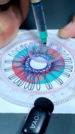 🌀 カラフルで幻想的なスピログラフの世界 ✨ #SpiroArt #Spirograph #SpiroArtDesign #SatisfyingArt
